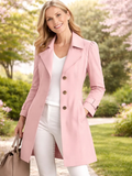 Classic Mid Length Trench Coat for Women