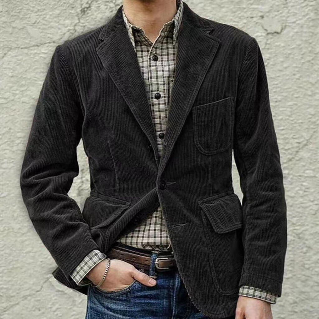 Corduroy Blazer for Men - Classic Coat