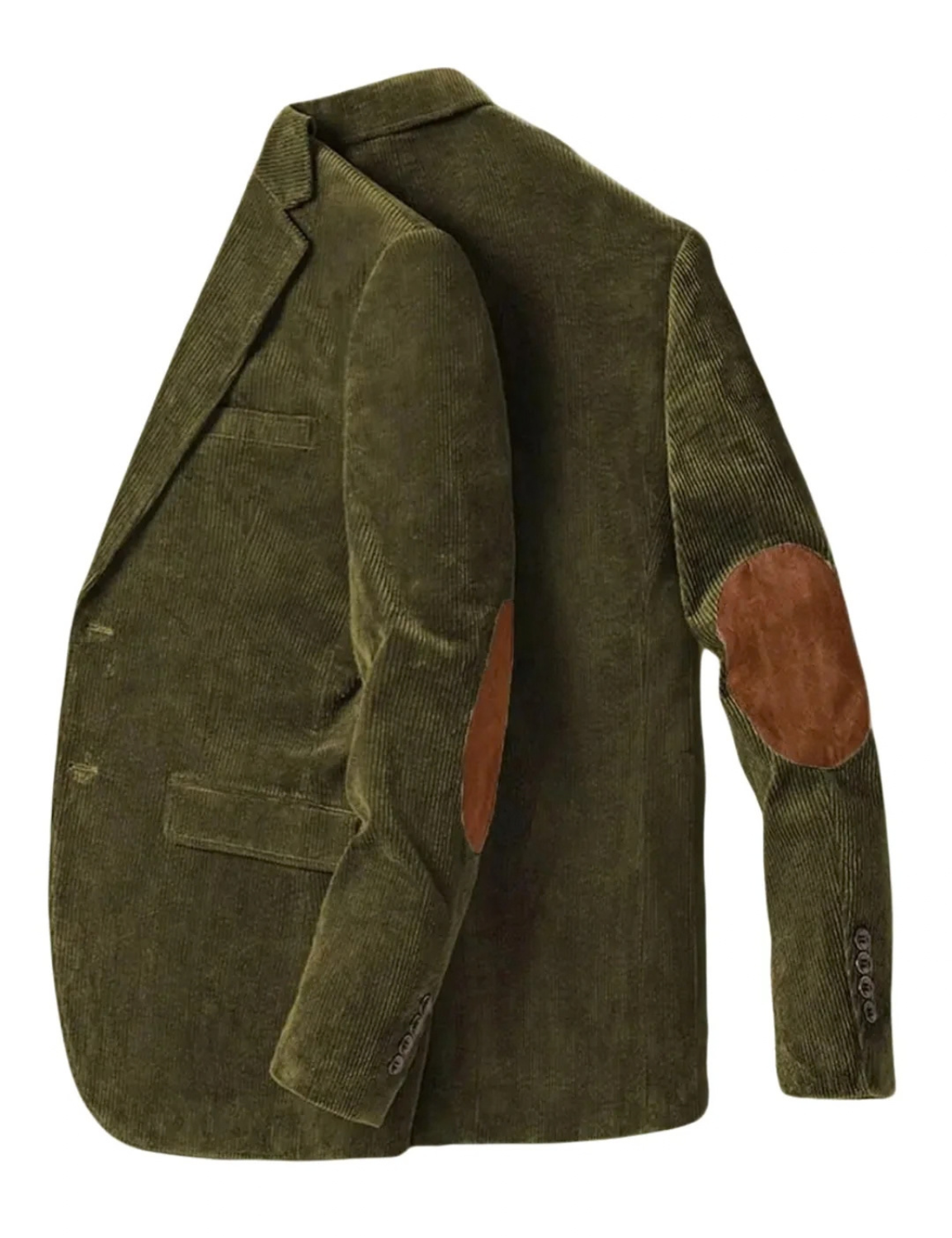 Corduroy Blazer for Men - Elbow Patch Sport Coat