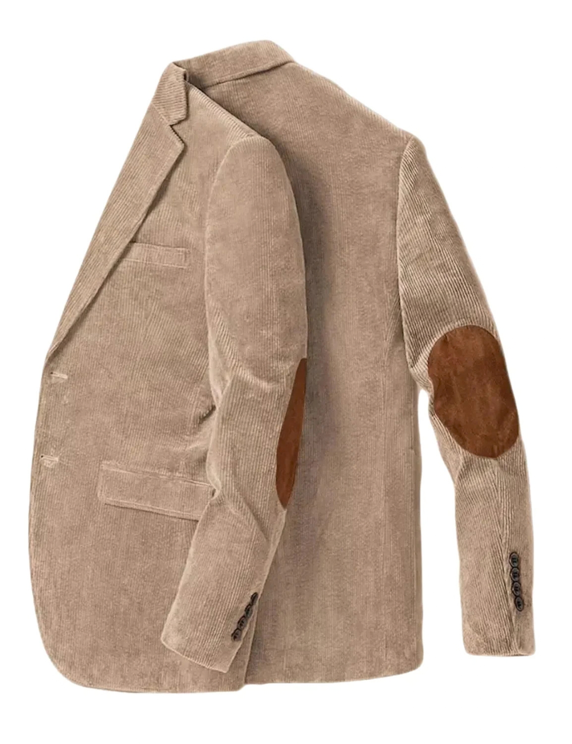 Corduroy Blazer for Men - Elbow Patch Sport Coat