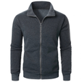 Fleece Lined Sports Jacket for Men with Full Zip