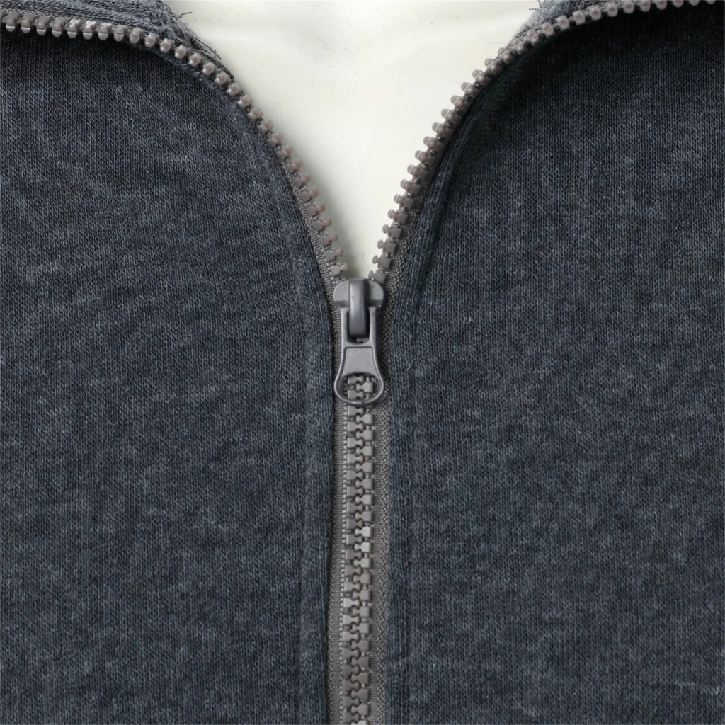 Fleece Lined Sports Jacket for Men with Full Zip