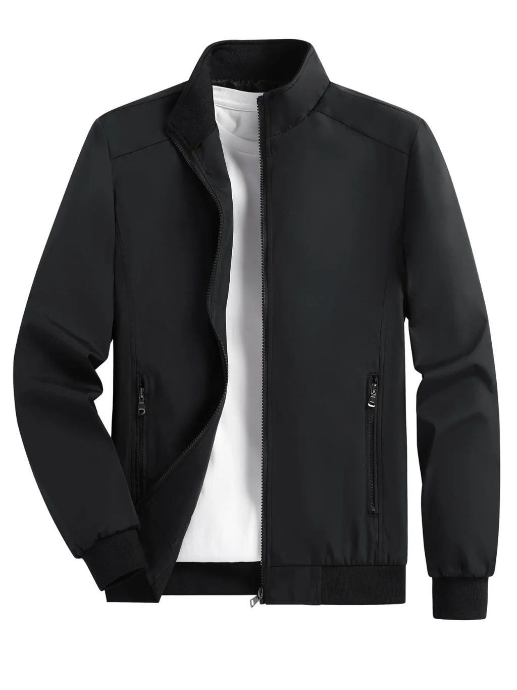 Lightweight Stand Collar Sports Jacket for Men