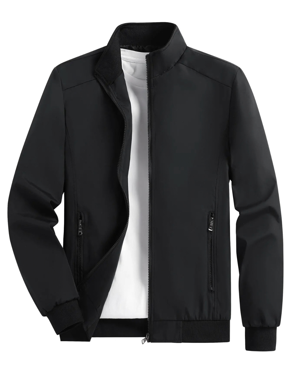 Lightweight Stand Collar Sports Jacket for Men