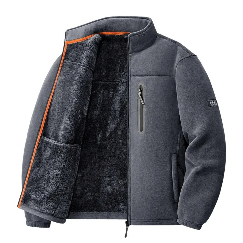 Polar Fleece Sherpa Lined Jacket for Men