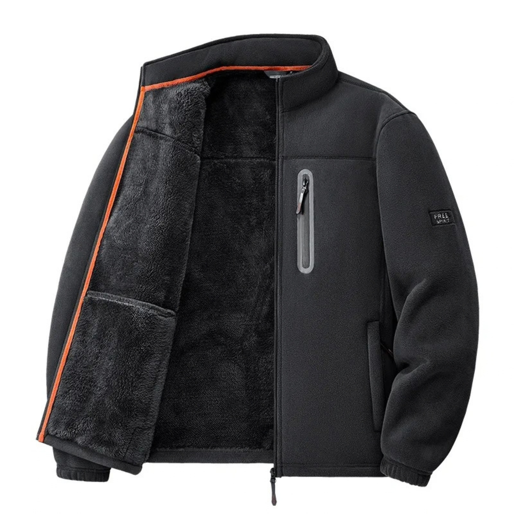 Polar Fleece Sherpa Lined Jacket for Men