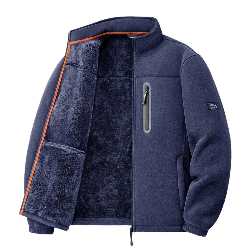 Polar Fleece Sherpa Lined Jacket for Men