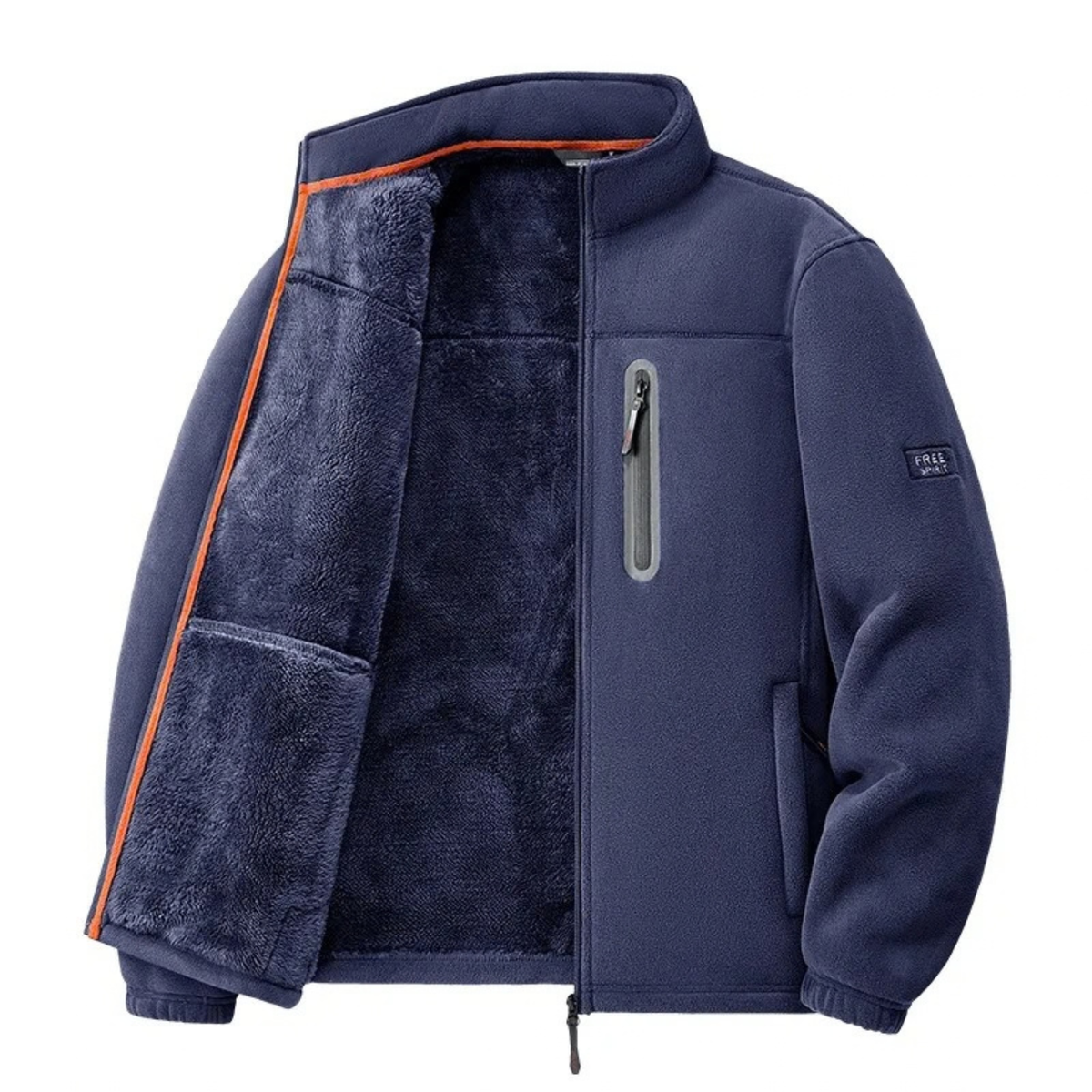 Polar Fleece Sherpa Lined Jacket for Men