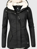 Sherpa Lined Hooded Parka Jacket for Women