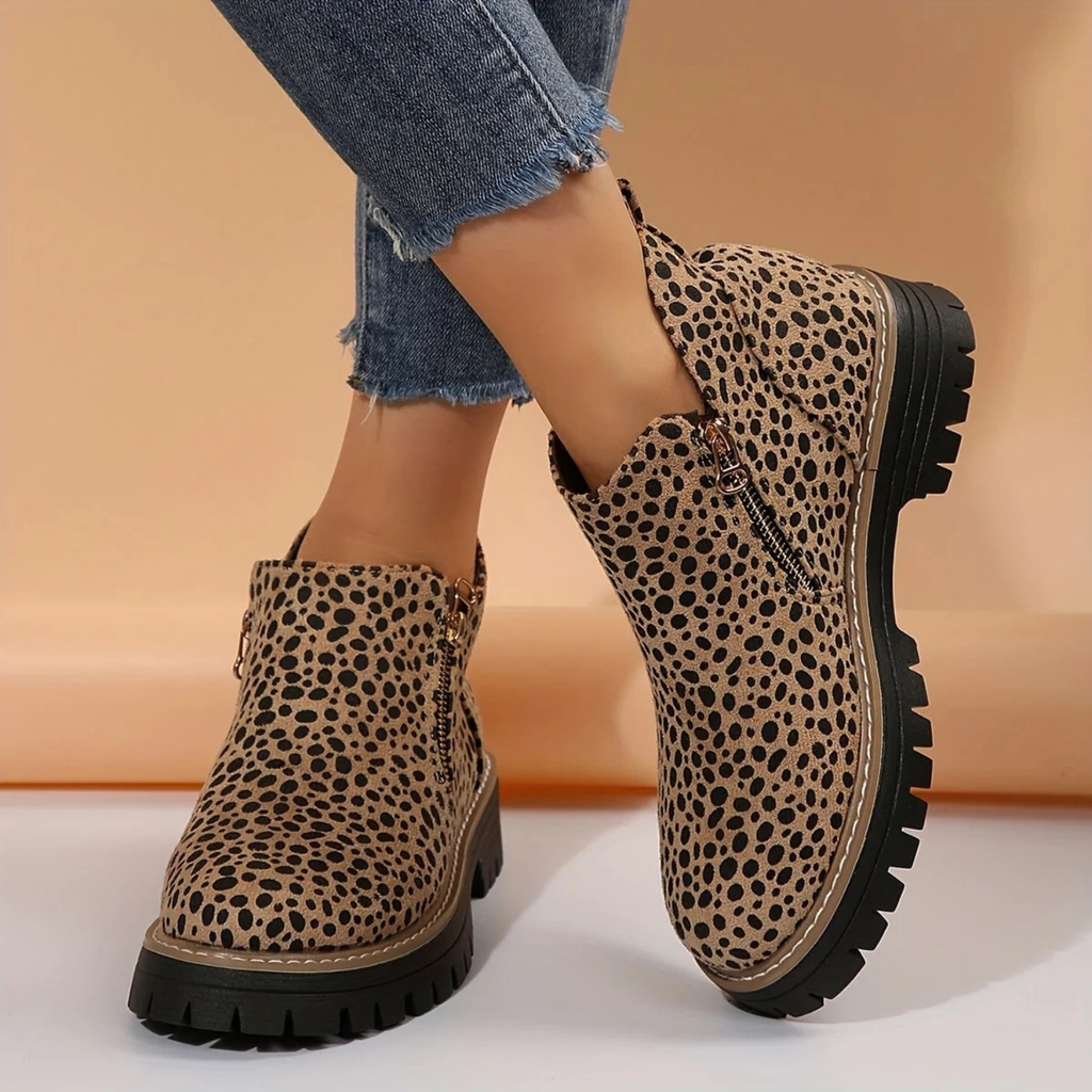 Suede Orthopedic Ankle Boots for Women