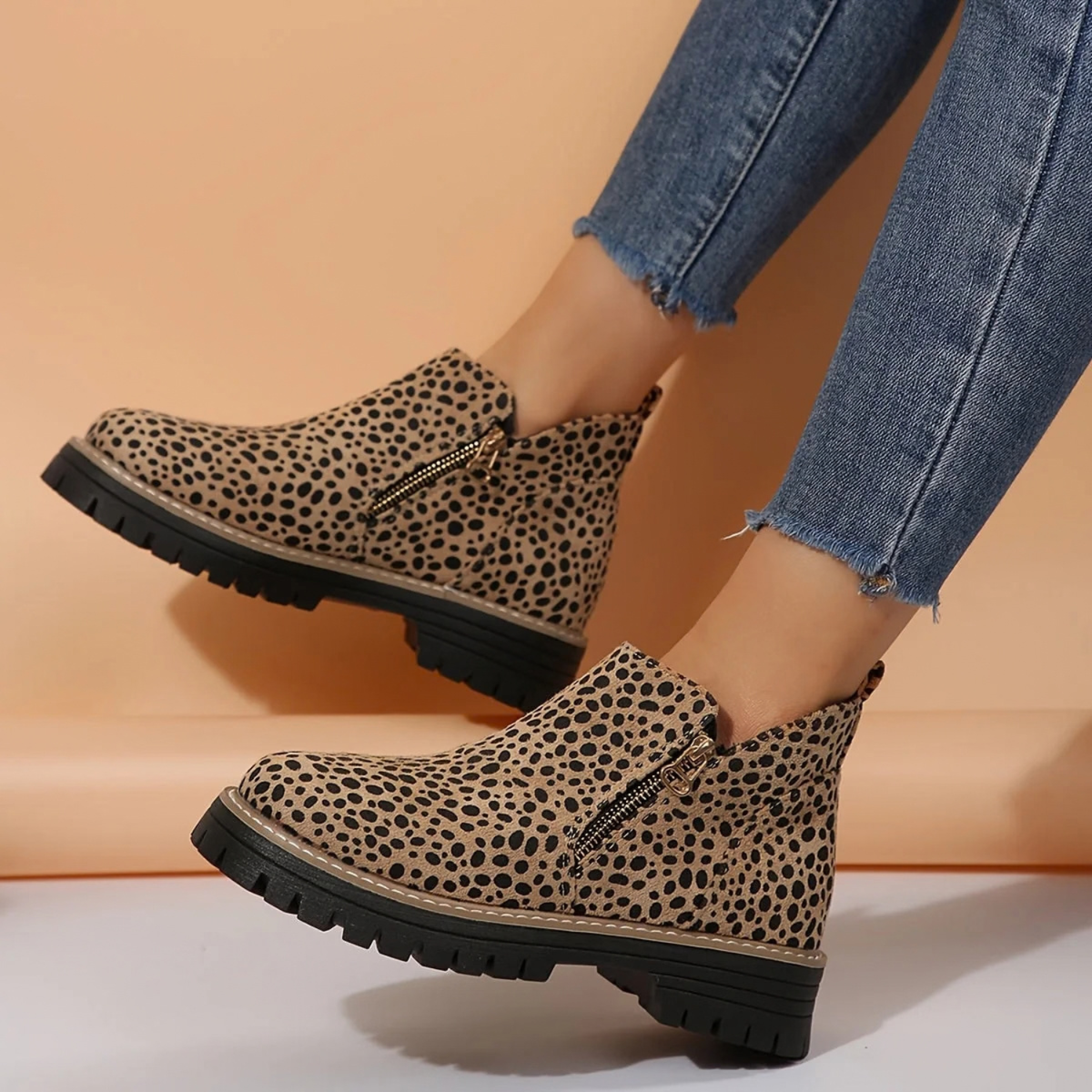 Suede Orthopedic Ankle Boots for Women