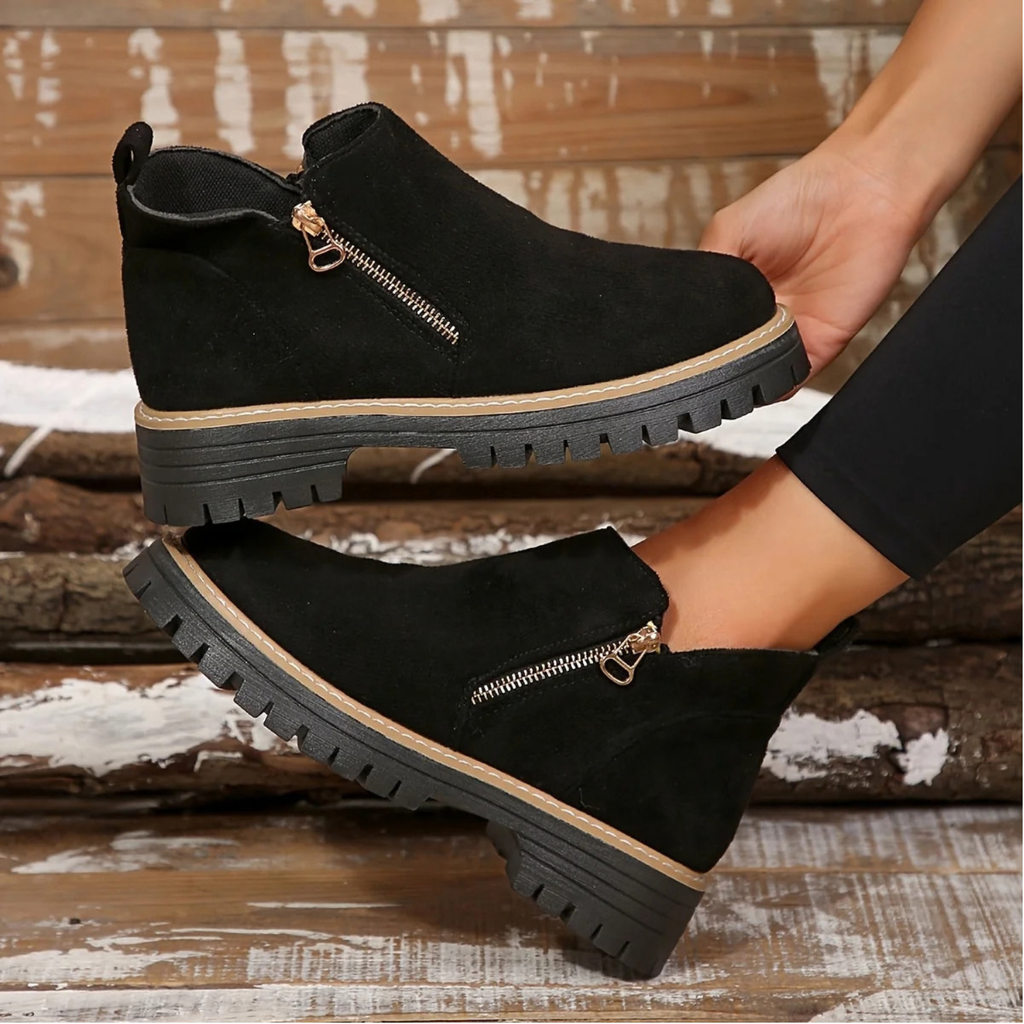 Suede Orthopedic Ankle Boots for Women