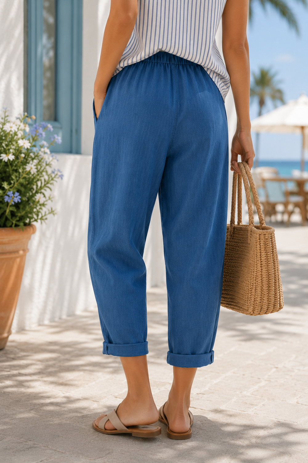 The Conva Wide Leg Trousers