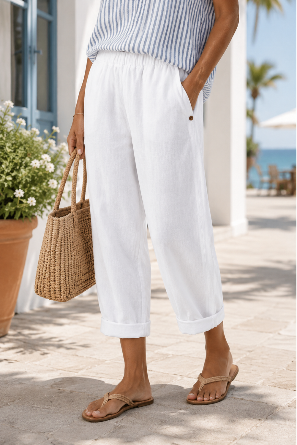 The Conva Wide Leg Trousers