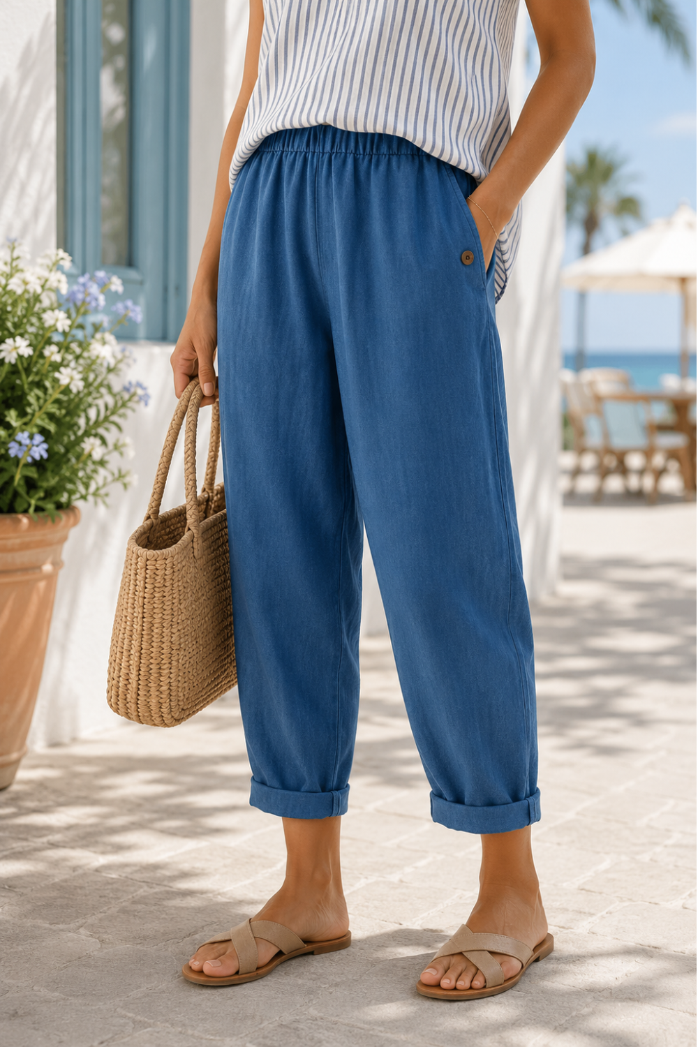 The Conva Wide Leg Trousers