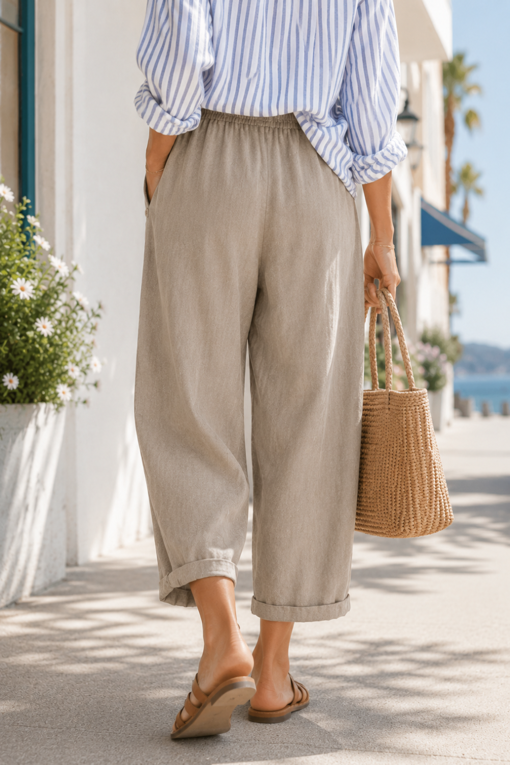 The Conva Wide Leg Trousers