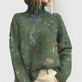 Vintage Turtleneck Sweater for Women