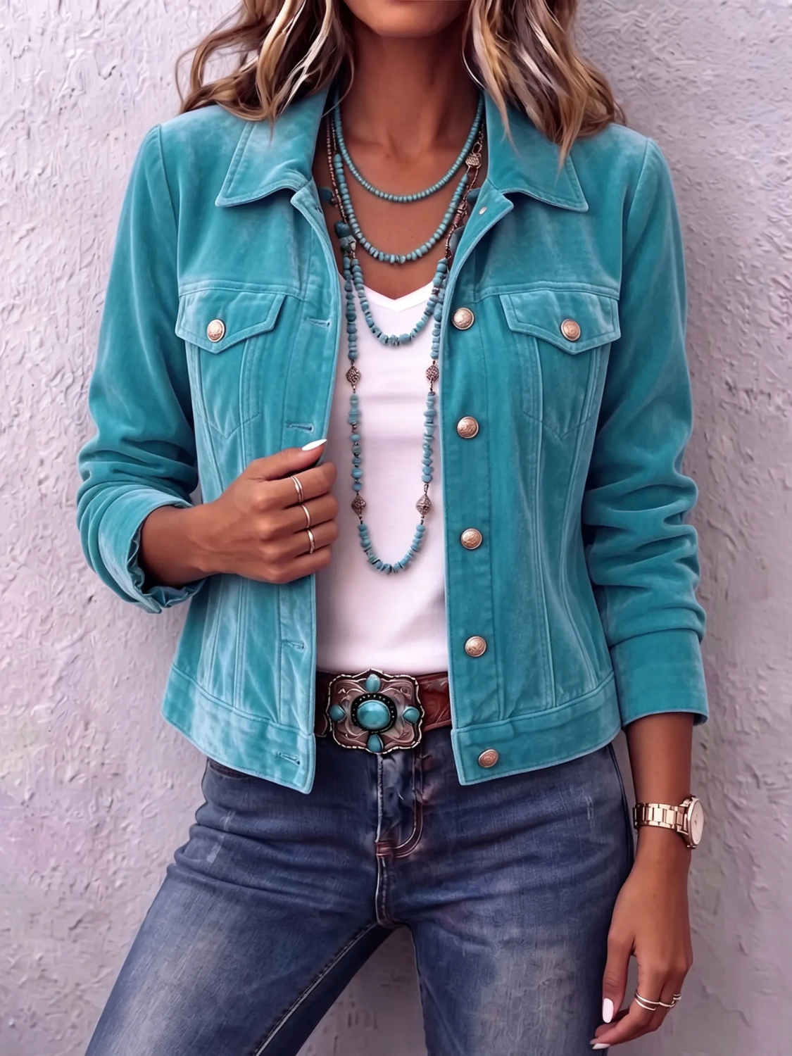 Vintage Velvet Jacket for Women